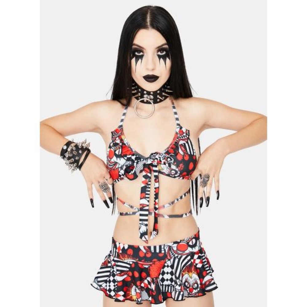 circus bezerkus mini skirt set